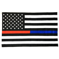 Thumbnail for DuraSleek Nylon Thin Green Line American Flag, 3 x 5 Ft