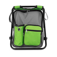 Thumbnail for Camco Camping Stool Backpack Cooler - Green