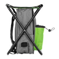 Thumbnail for Camco Camping Stool Backpack Cooler - Green