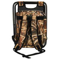 Thumbnail for Camco Camping Stool Backpack Cooler - Camouflage