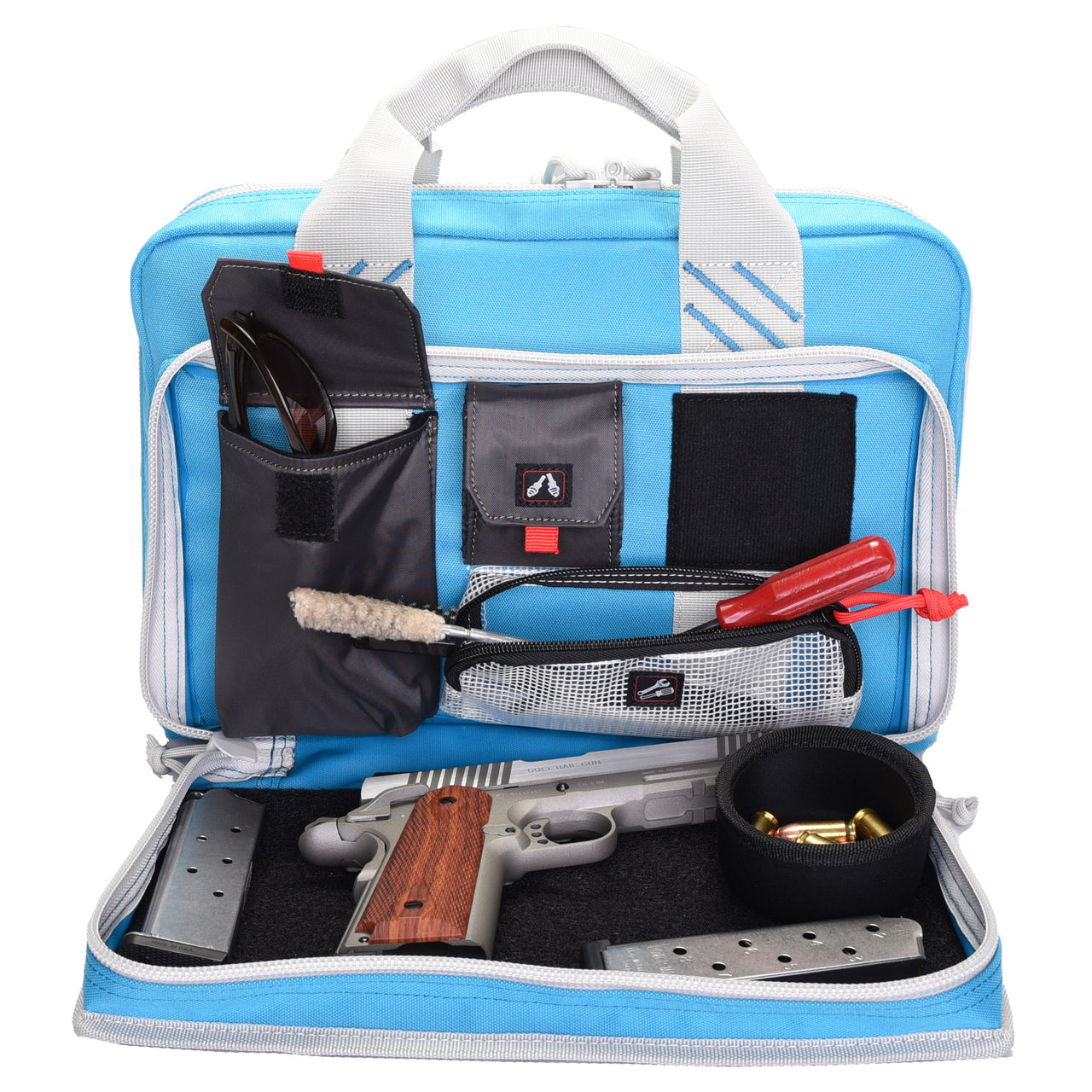 Gps Quad Pistol Bag Robin Egg Blue