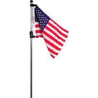 Thumbnail for SeaSense Flag Pole W/Us Flag Telescoping