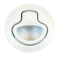 Thumbnail for Southco Flush Pull Latch - Pull To Open - Non-Locking White Plastic