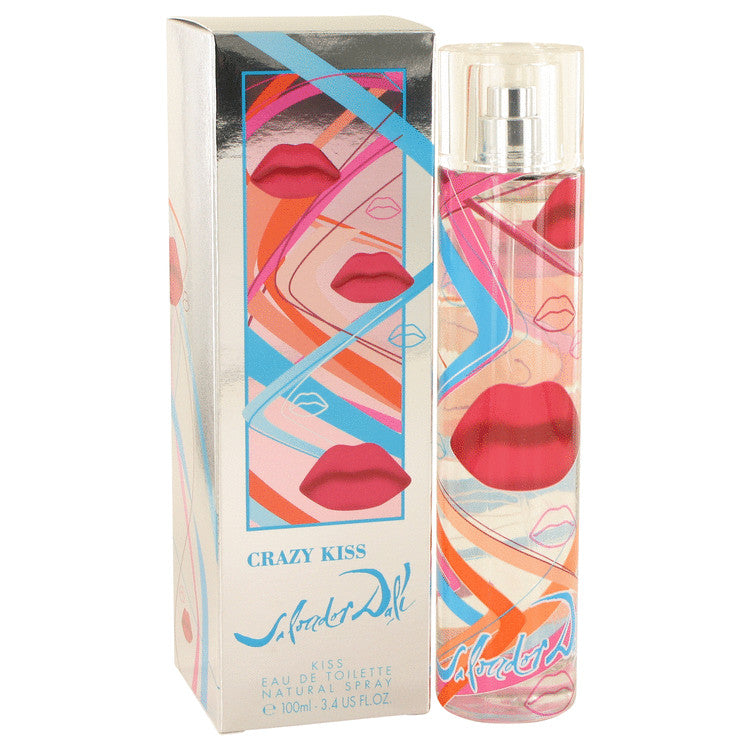 Crazy Kiss by Salvador Dali Eau De Toilette Spray 3.4 oz for Women